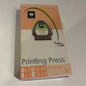 Printing Press Cricut